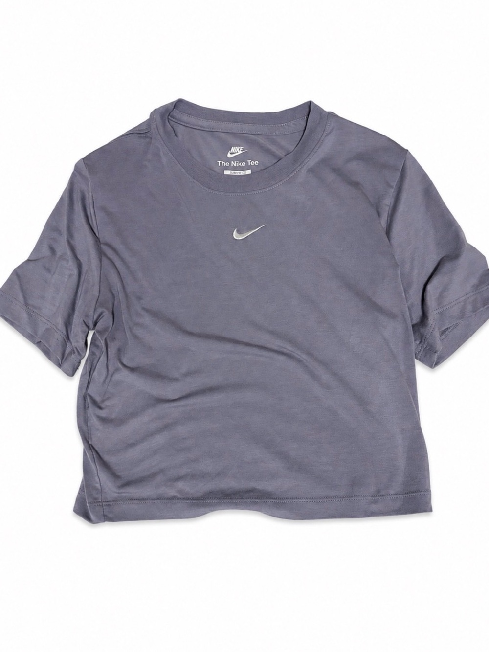 Nike Slim Fit Mini Swoosh Tee – Purple